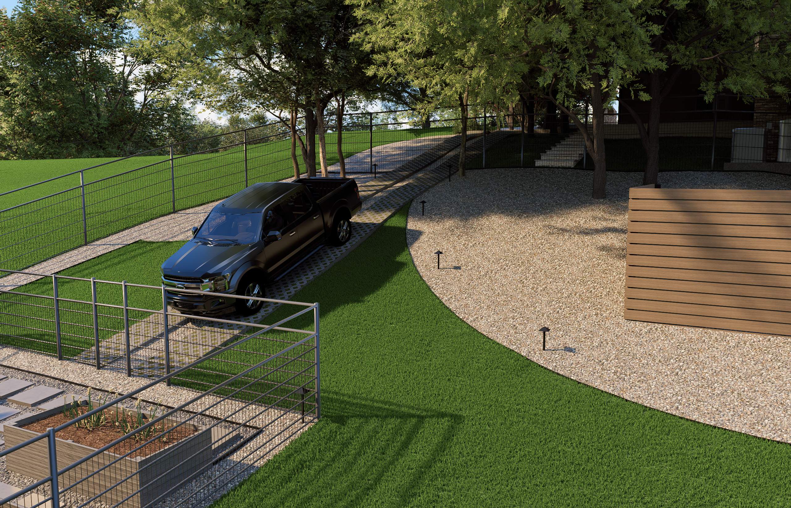 3D Design Render, Fair Oaks Ranch TX by Hole In One Lawns, LLC