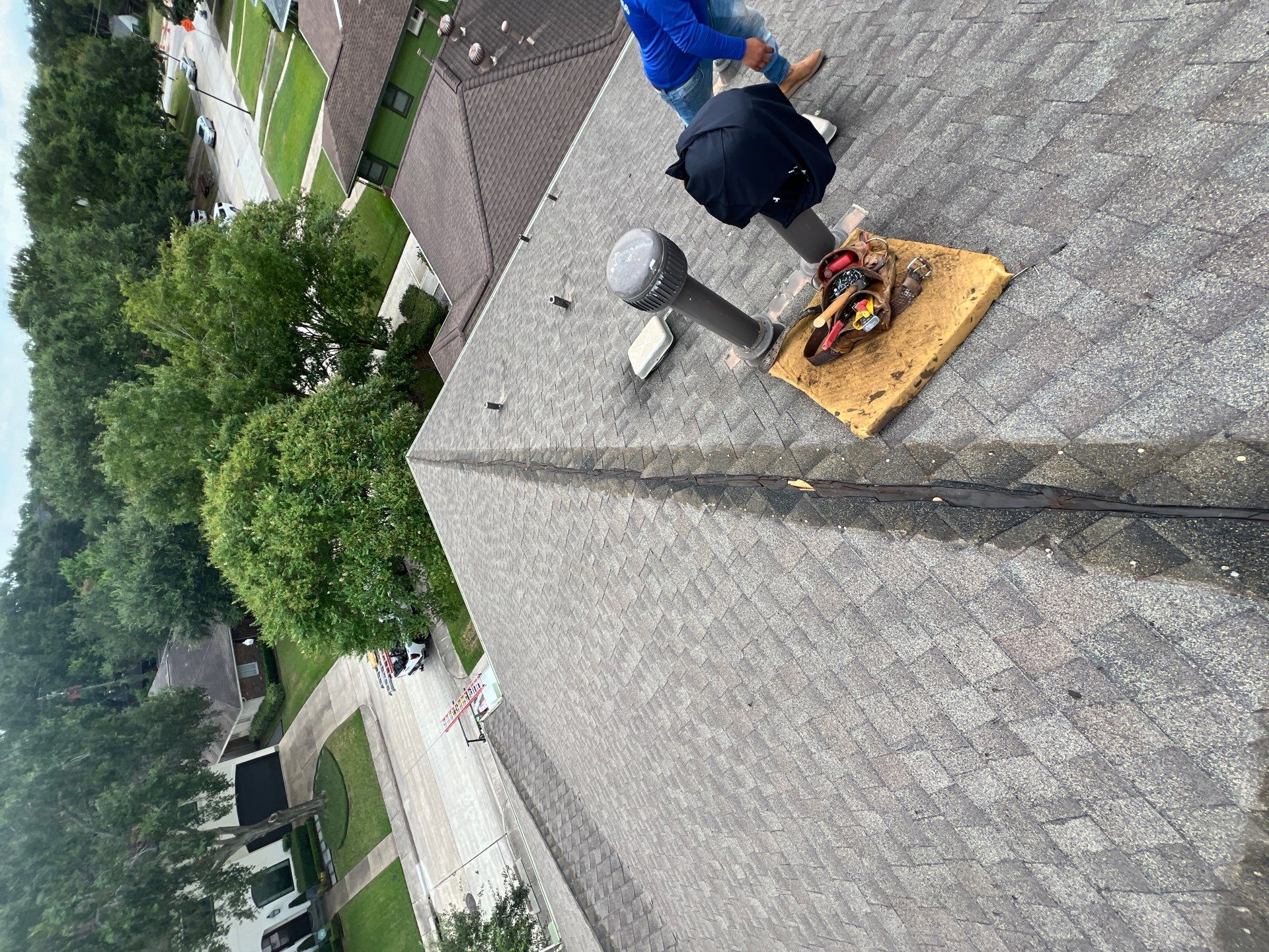 Hail Damage using Owen's Corning Duration (Lifetime) Shingles by Roof Repair Company