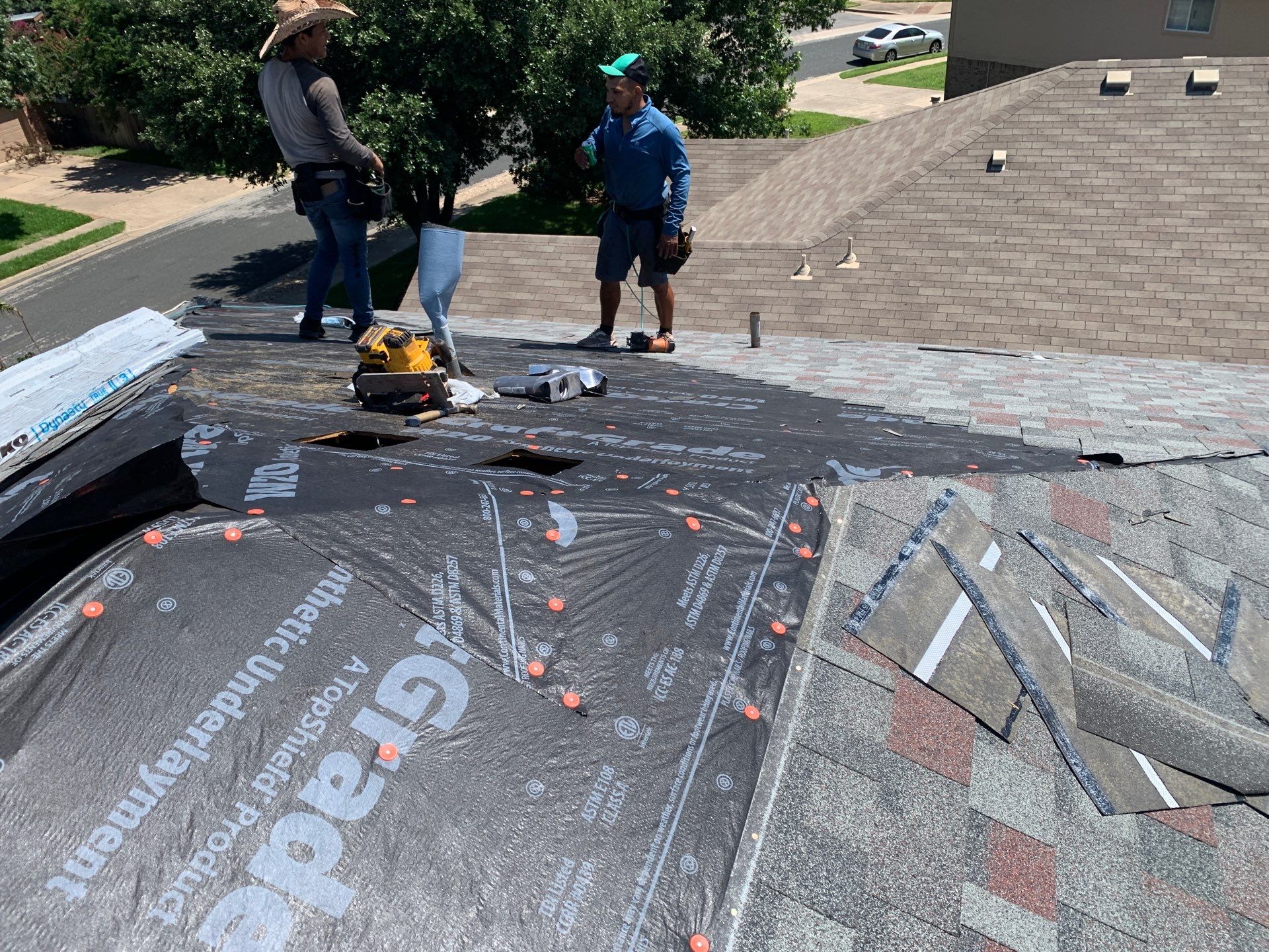 Architectural Shingle Roof Replacement and Sheathing Upgrades in Round Rock by Caliber Restoration LLC
