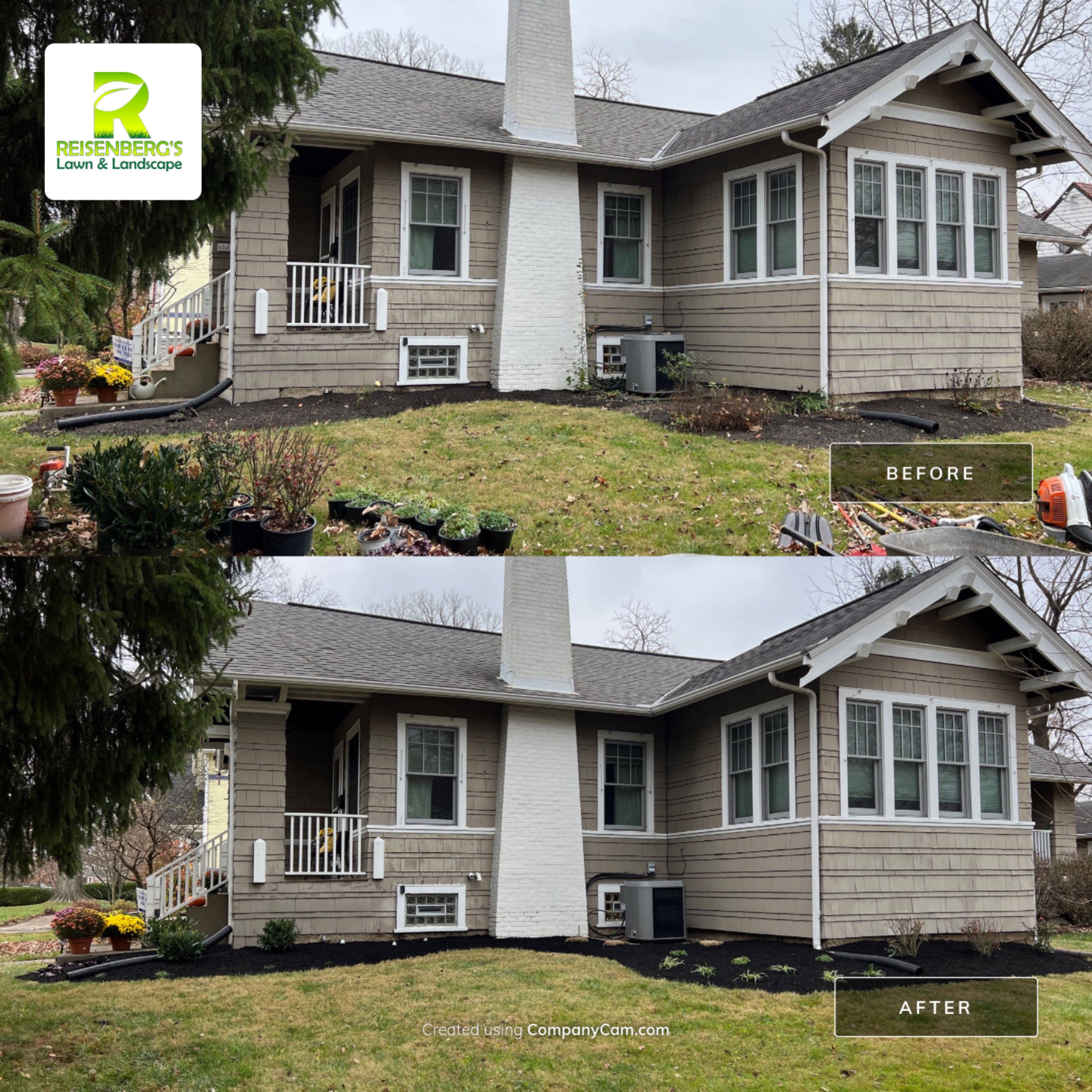 Landscape Tear Out & Install by Reisenberg’s Lawn & Landscape, LLC