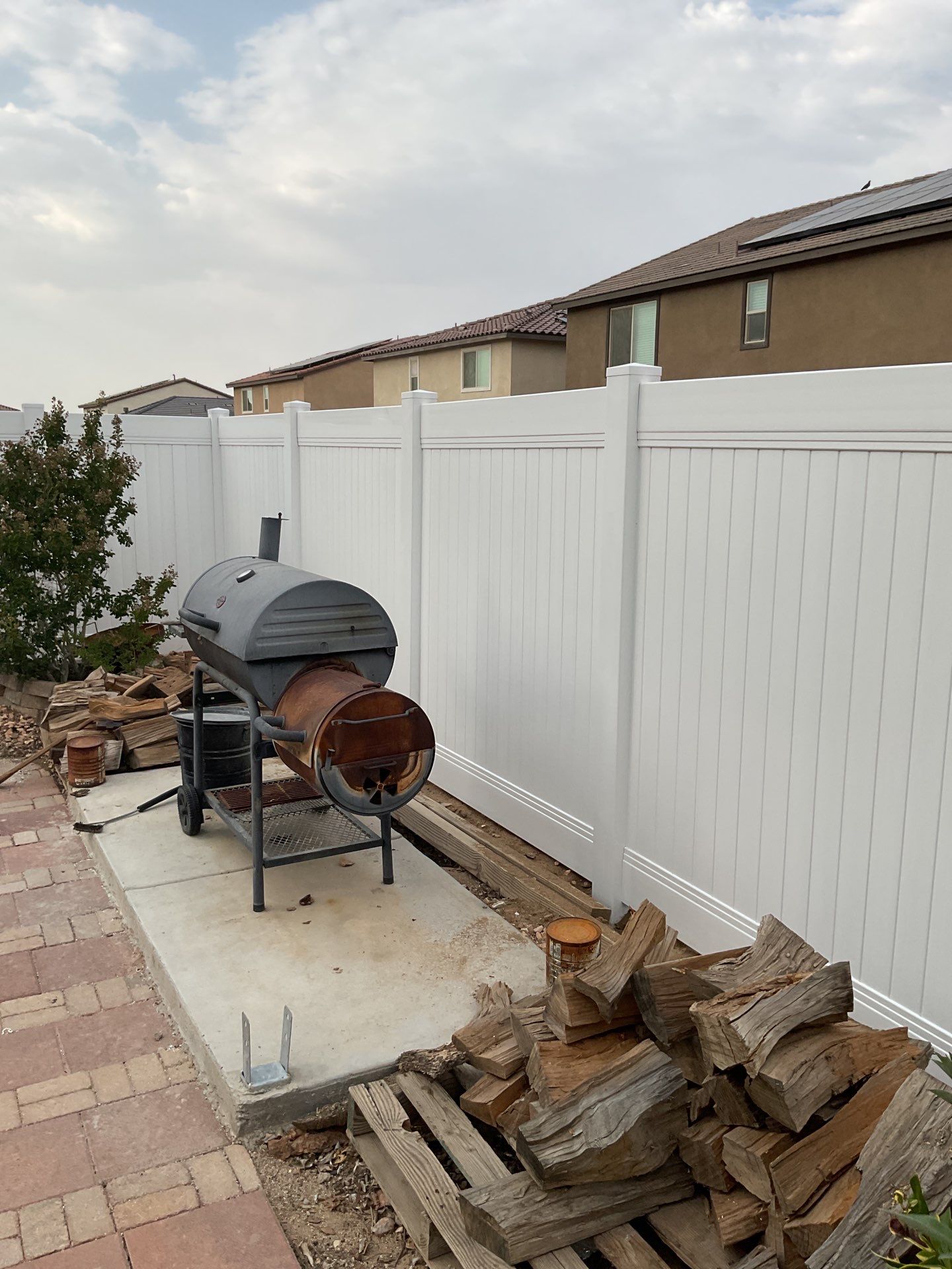 Fence Installation using Vinyl by Fence Guys Inc.