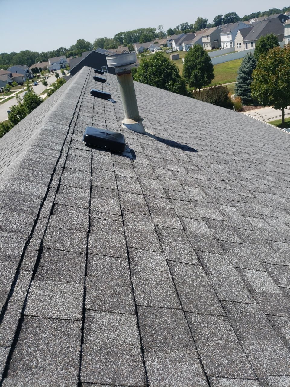Roof replacement by hail and wind damage by Just Brilliant Restoration JBR