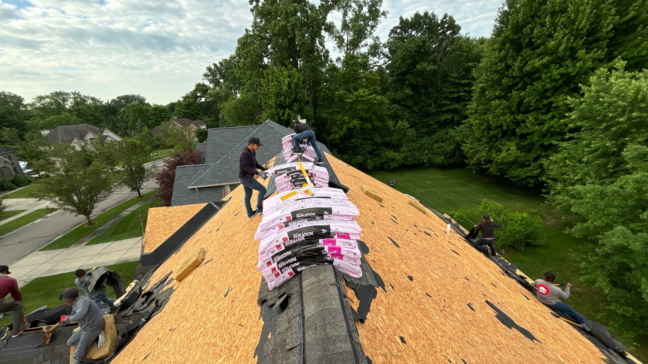 Roof Replacement using Owens Corning Duration by 180 Contractors