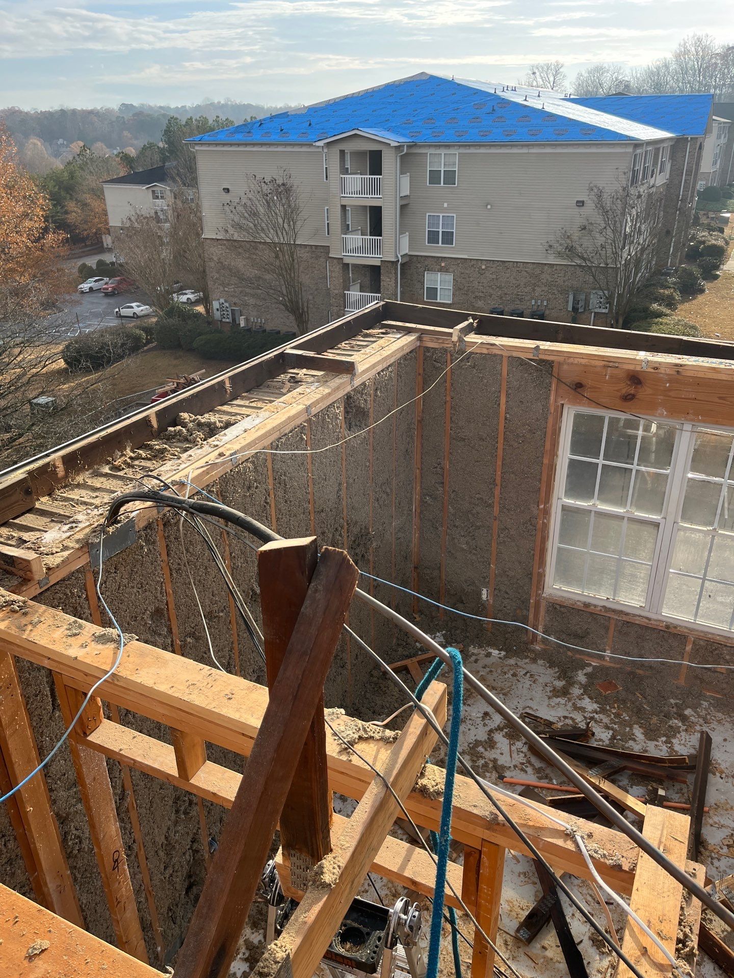 Current restoration project by RJ's Reliable Construction