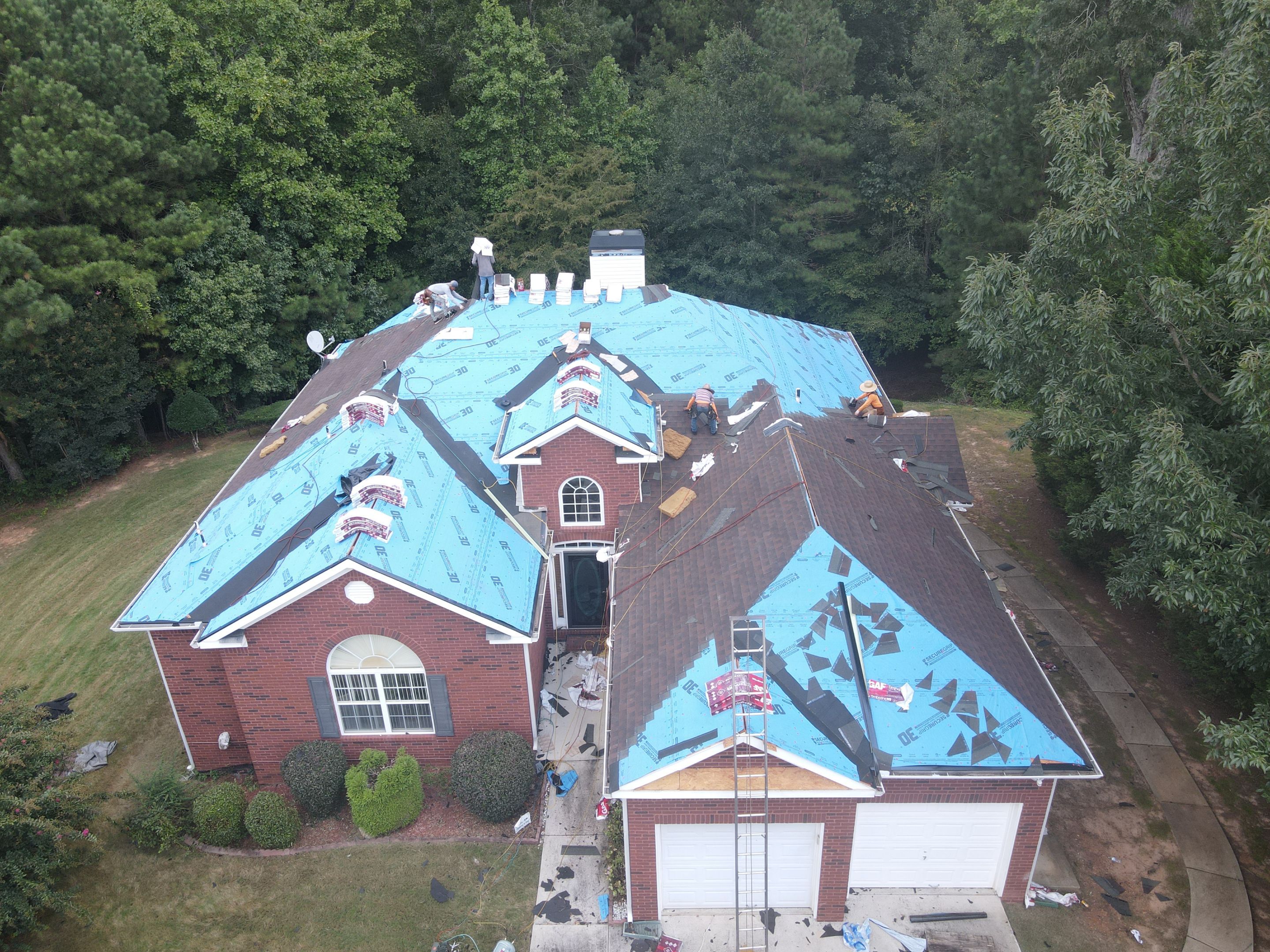 Residential Roofing Installation using GAF by Inspector Roofing and Restoration