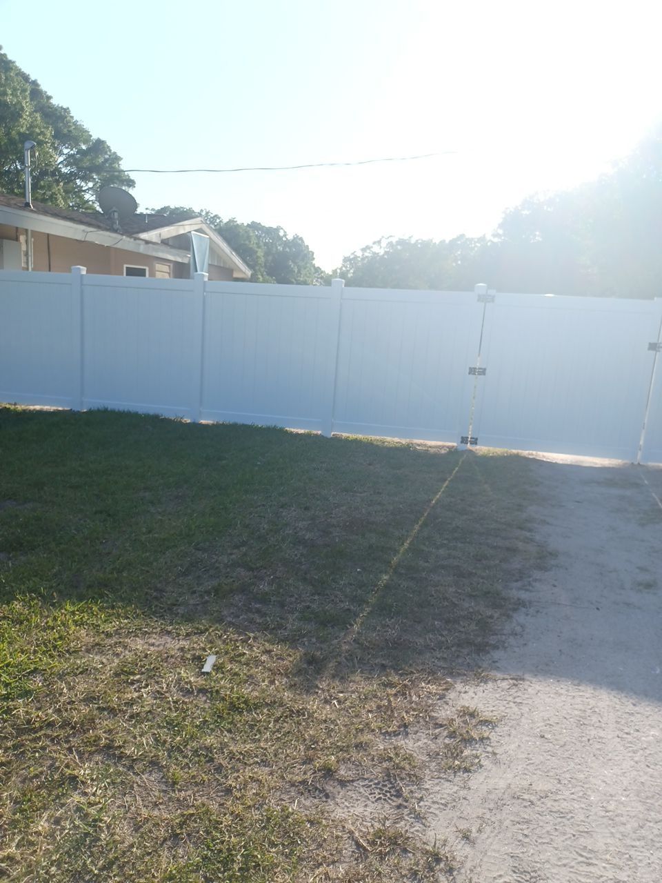 Bradenton, FL 6ft. Tall White Vinyl Privacy Fence by Asap fence and gates, LLC