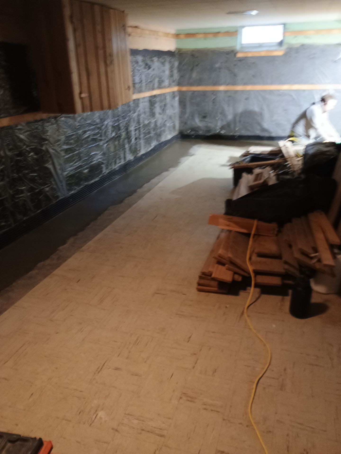 Helping Dan Get Going on His Remodel by Waterproofing Northeast