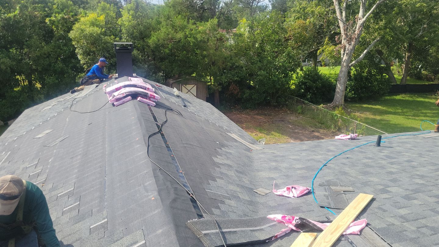 Residential Roofing Installation using Owens Corning TruDefinition Duration Shingles by Galaxy Builders, Inc.