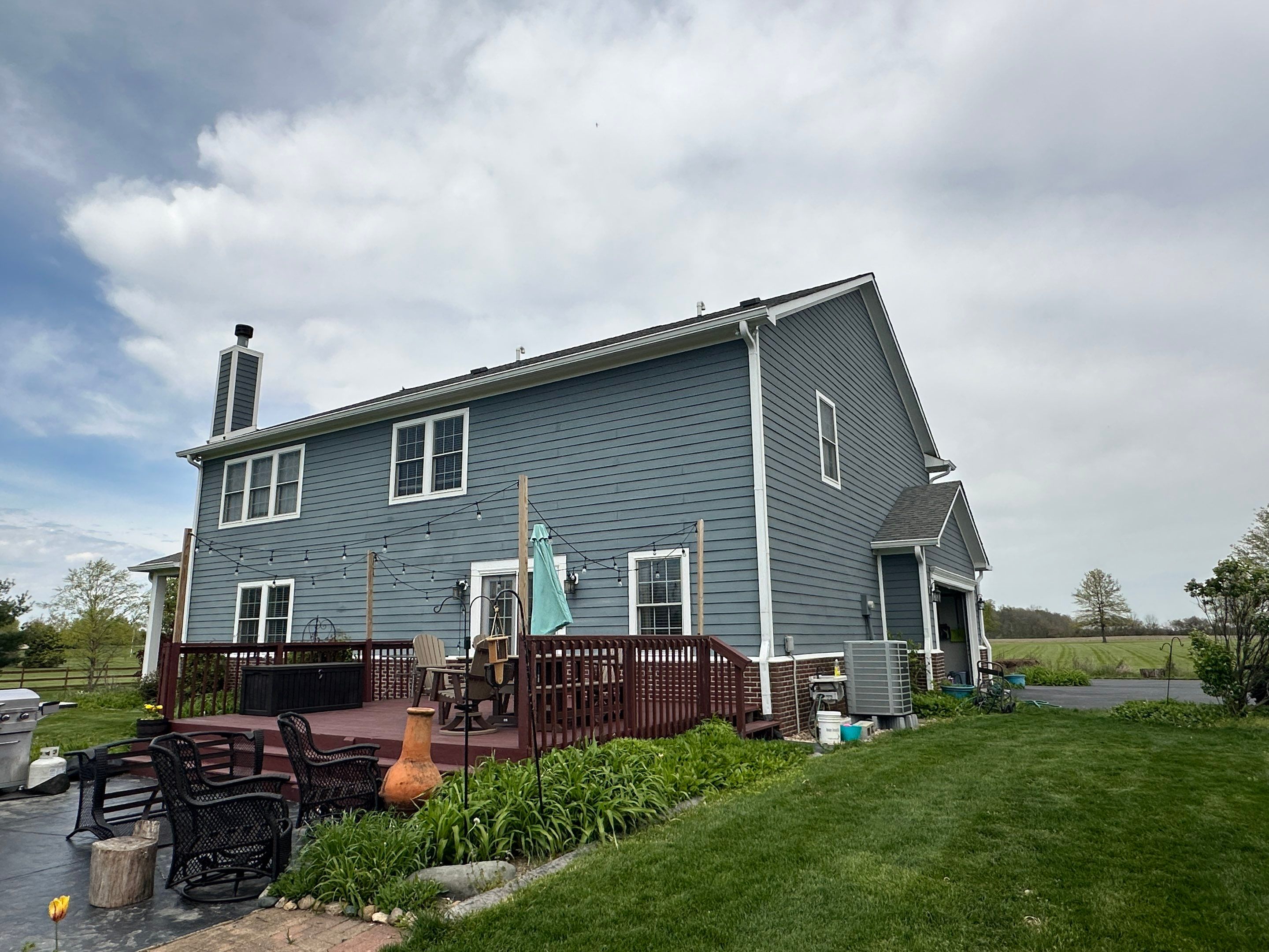 Rural Noblesville Indiana Metal Shake Roof Installation – Black Frost by 4Ever Metal Roofing