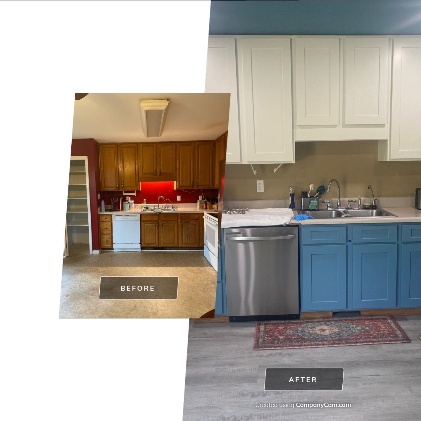 Holly Springs Kitchen Remodel – Two-Tone Shaker Cabinets & Open-Concept Design by Elite Remodeling and Design LLC