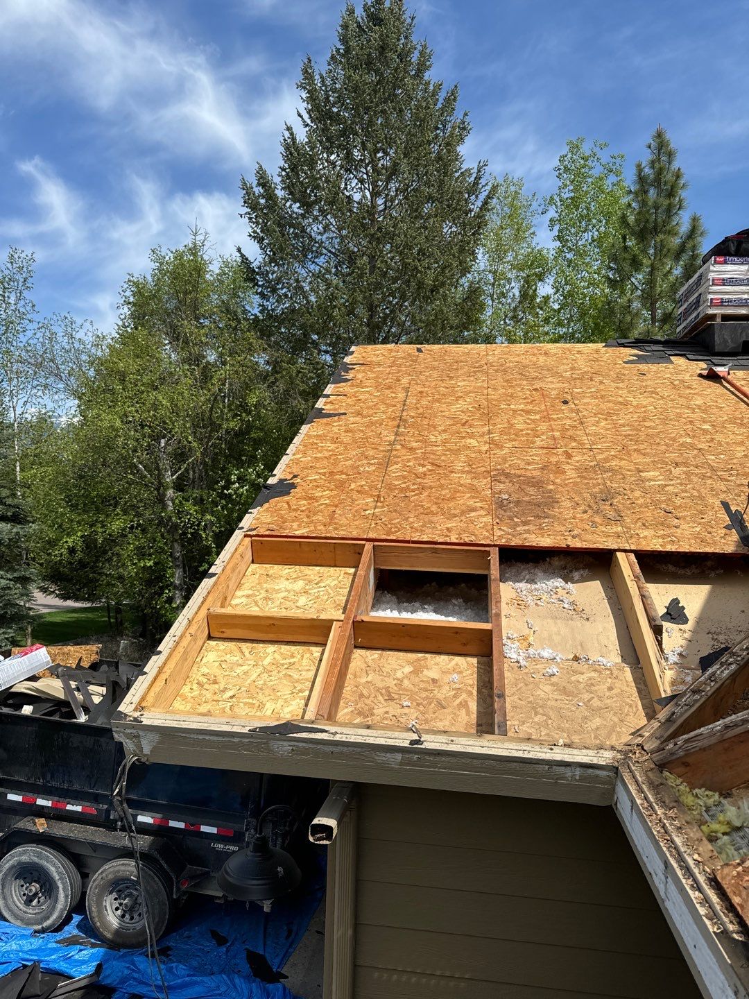 GAF HDZ Charcoal Roof Replacement  by Montana Roofing Solutions