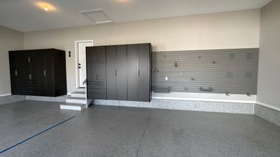 Denise P. upgraded her garage with cabinets