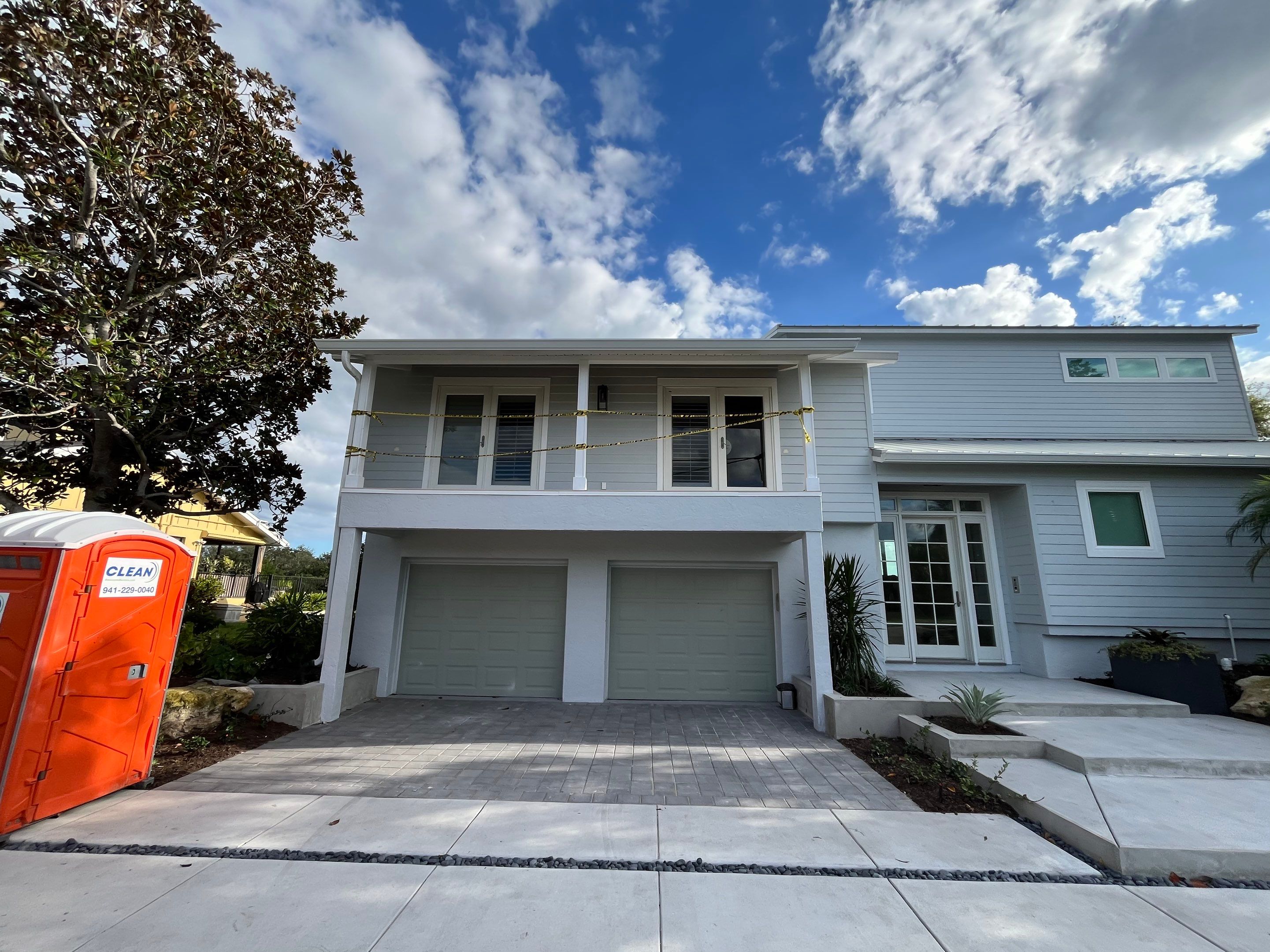 7-Inch K-Style Seamless White Gutters in Osprey FL by Gutter Professors