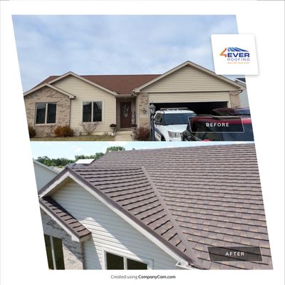 HOA-Approved Stone-Coated Metal Roof Replacement in Huntertown, IN