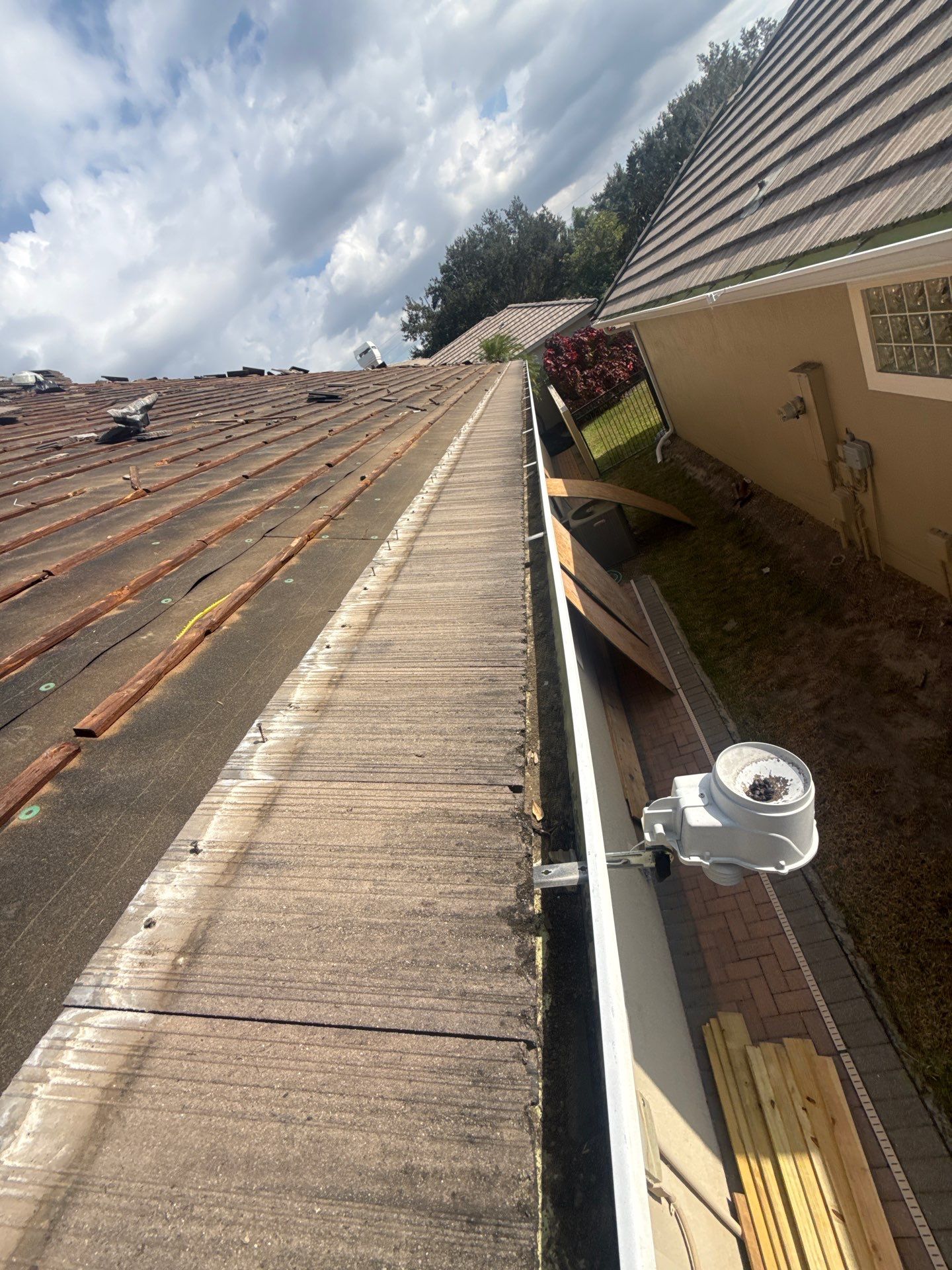 Complete Tile Roof Replacement and Structural Decking Repair in Orlando by Fortified Roofing Solutions Corp.