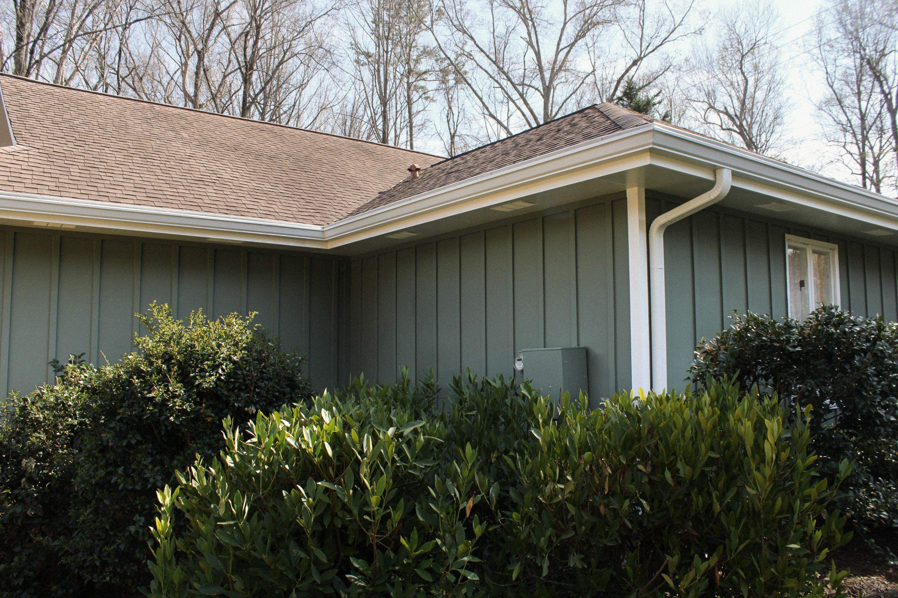 Siding, Gutter, and Replacement with Exterior Painting on 1974 Built Home in Roswell, GA by Nelson Exteriors 