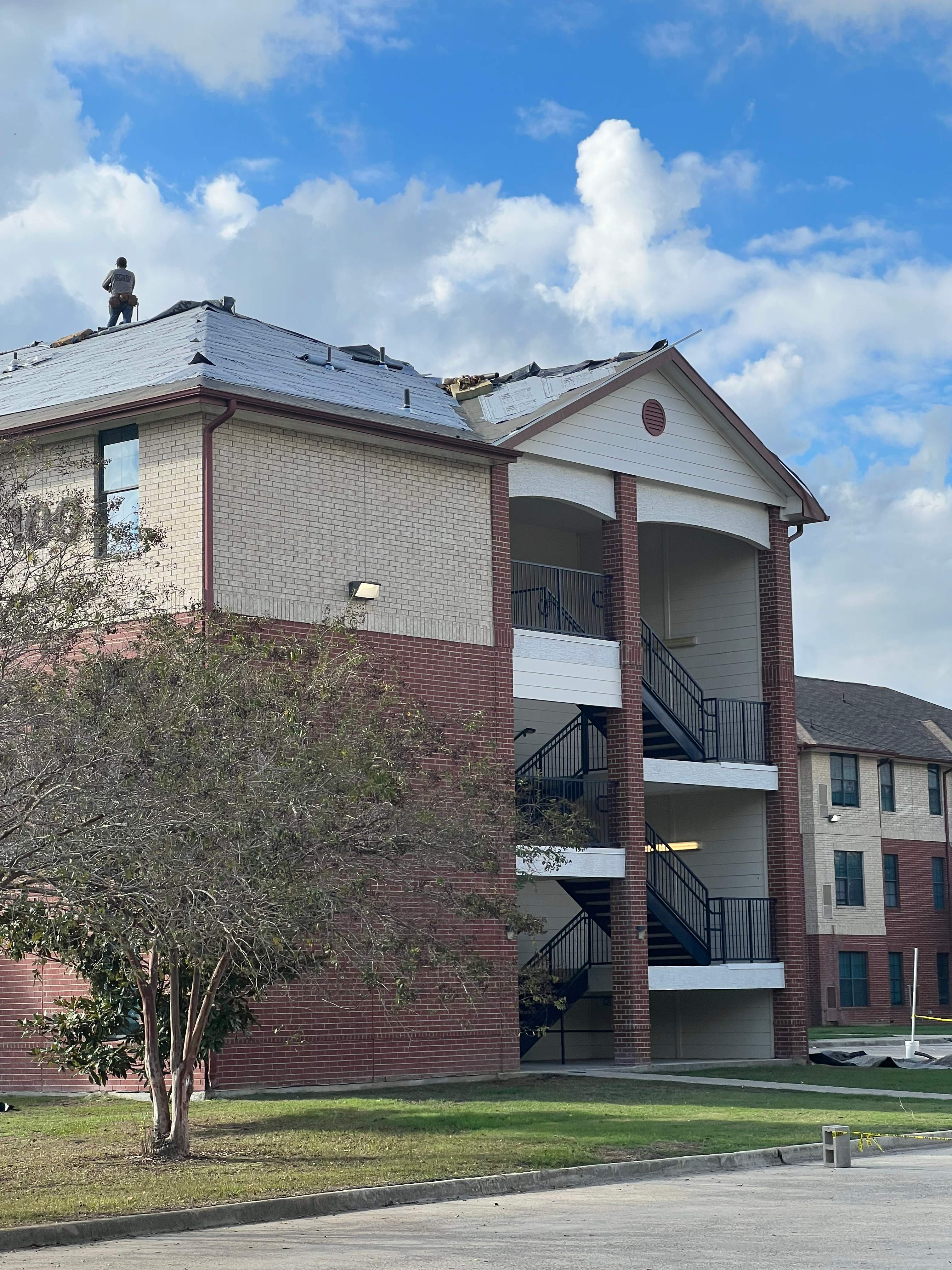 University Dorm Roof Replacement by Lapeyre Roofing