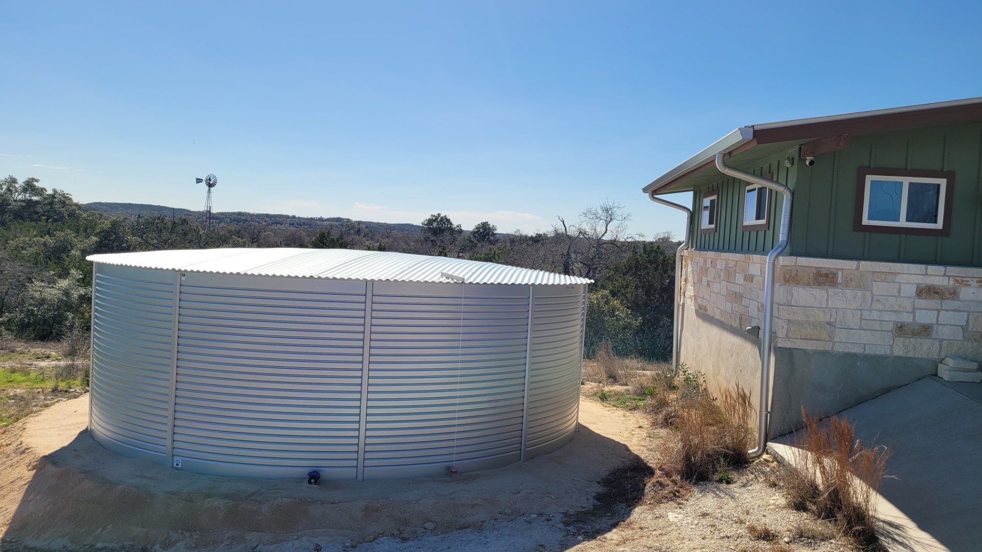 20K Gallon Tank using Pioneer XLR 15/2 ZN - 20K gallons by Hill Country Rain Water