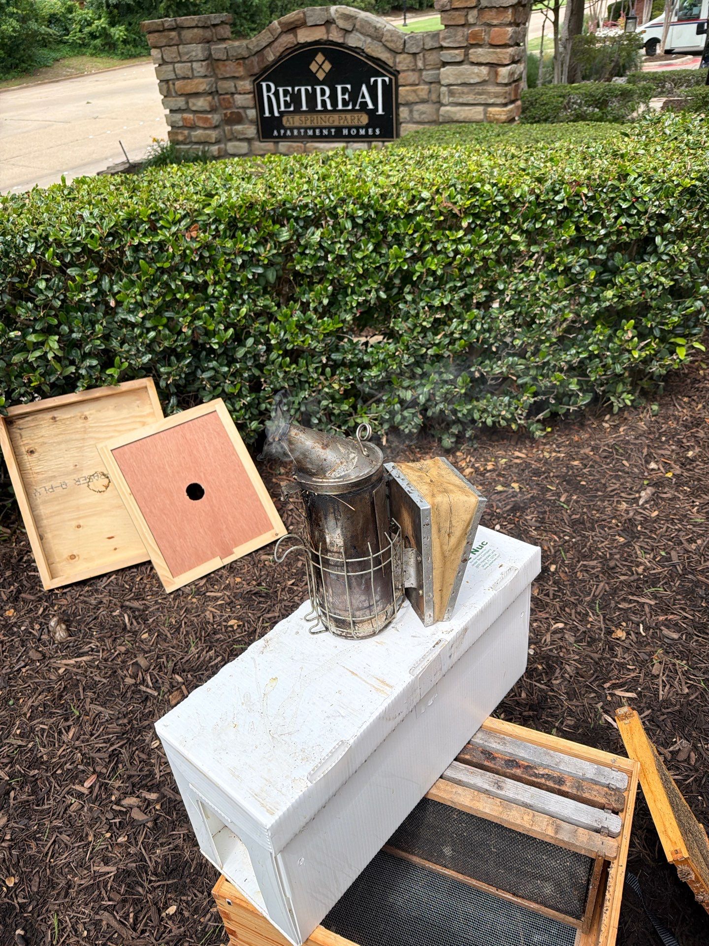 Apartment Retreat for Honey Bees in Garland by Rockwall Honey Bee Company