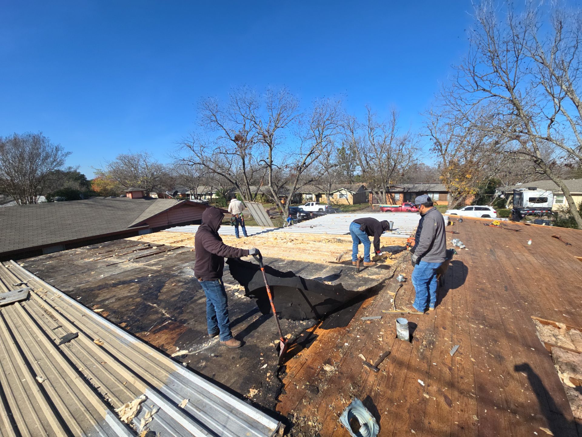 Cleburne, Tx - Metal Roof Install 24 Gauge R Panel by DT Roofing - Seth Wells