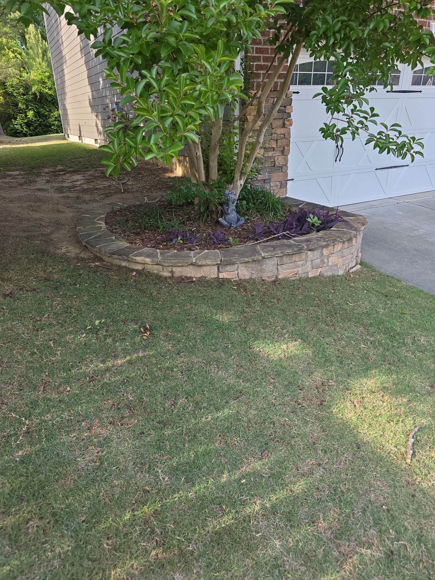 Concrete Driveway Expansion & Retaining Wall | Apex, NC by Elite Remodeling and Design LLC