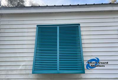 Bahama Shutters in Water Blue