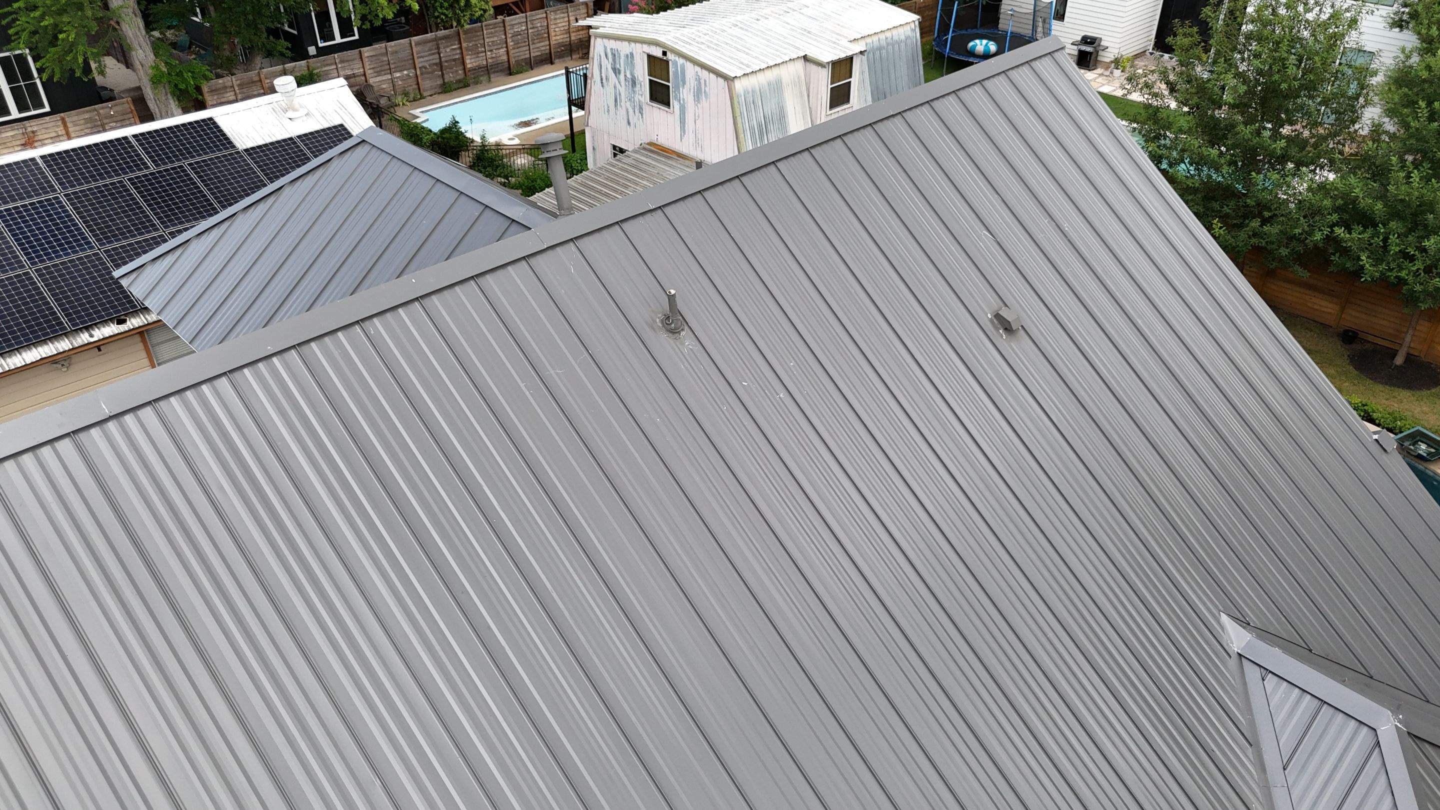 Charcoal Grey - L&A Metals LLC Type FF100, Hidden fastener/Standing Seam by RoofsOnly.com