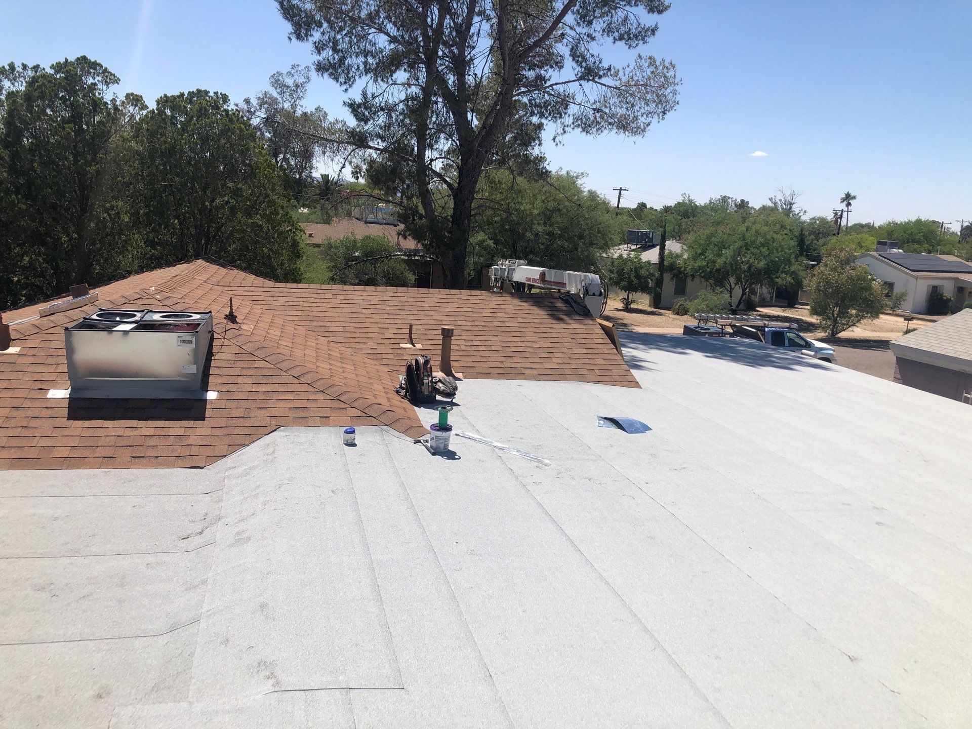 Desert Tan Shingles by Reimagine Roofing