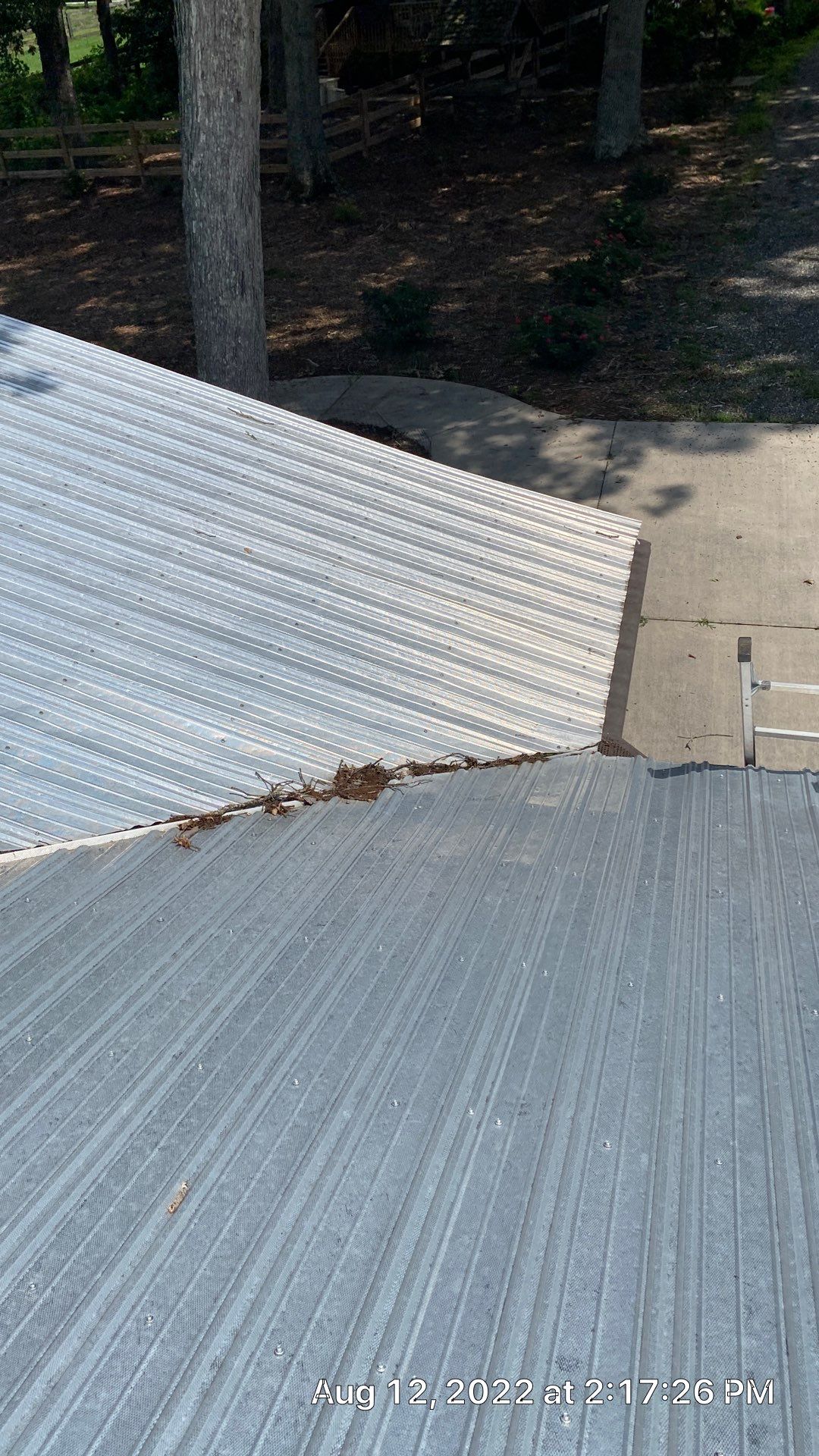 Beautiful Standing Seam Metal Roof by Just In Time Roofing and Restoration