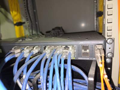 Structured cabling installation by CimaSolutions