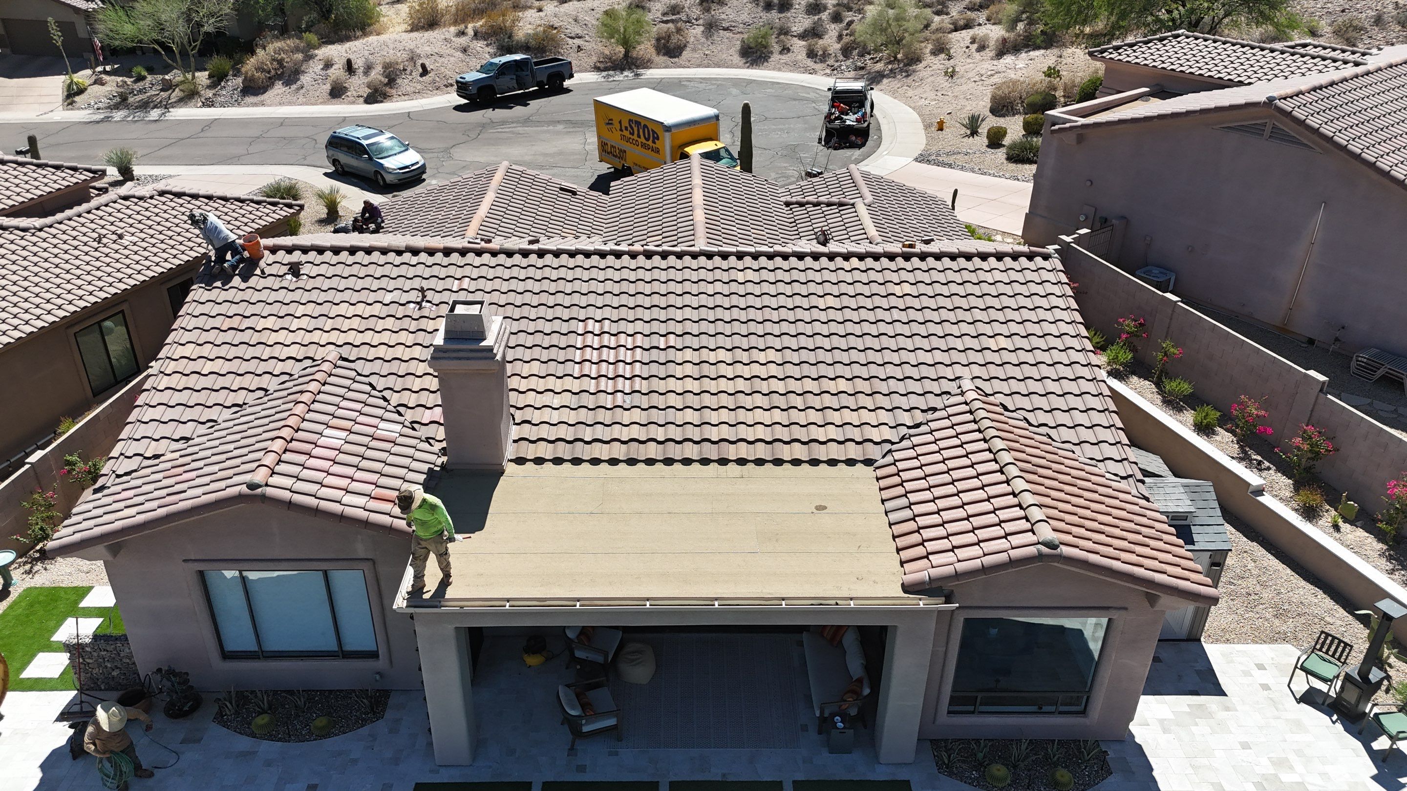 Project in Fountain Hills, AZ by Saint Roofing