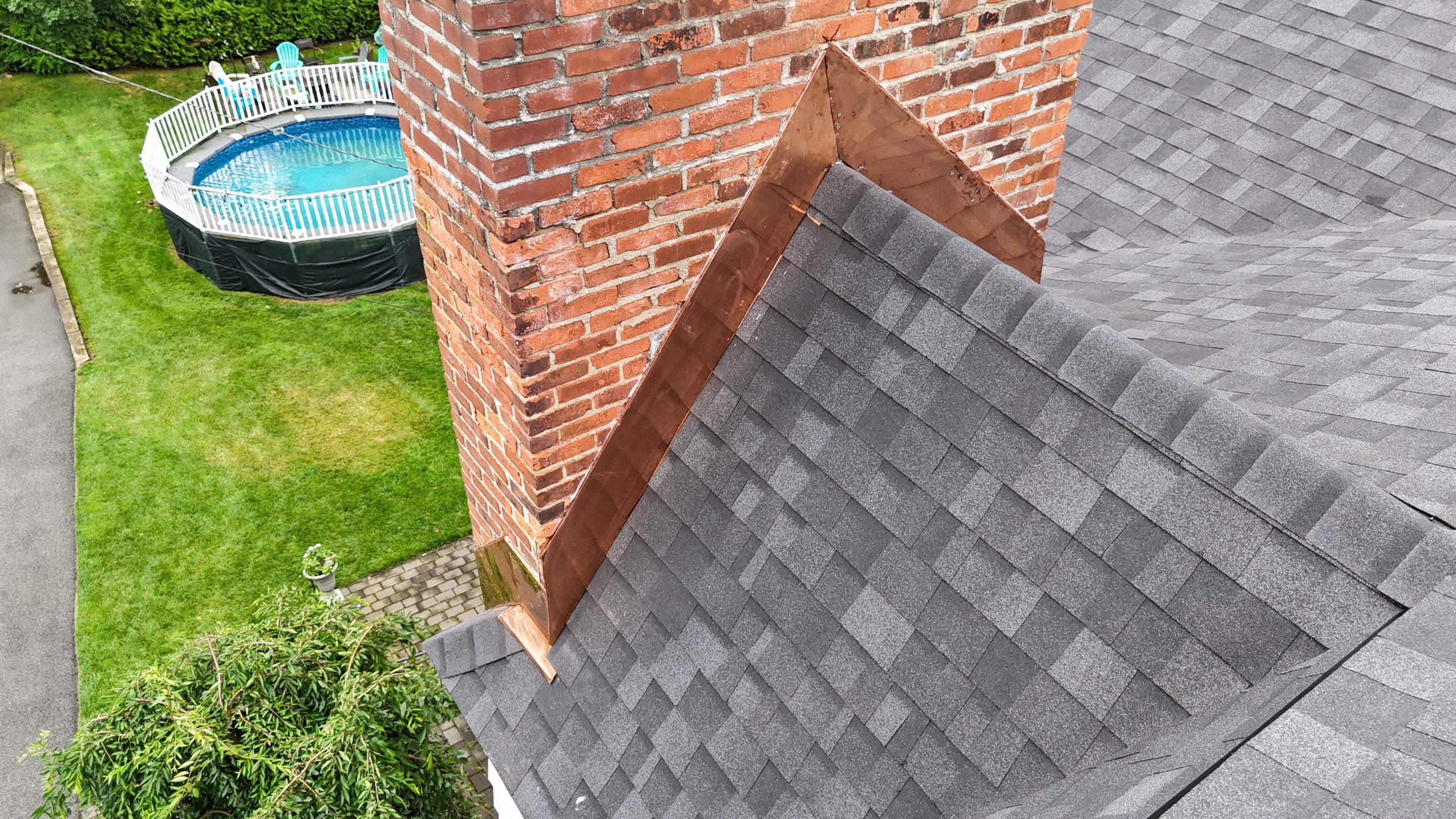 Project in New Rochelle by The Energy Efficient Roofer & George's Seamless Gutters