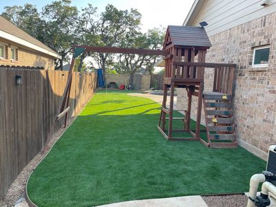 Turf Play Area around Pool