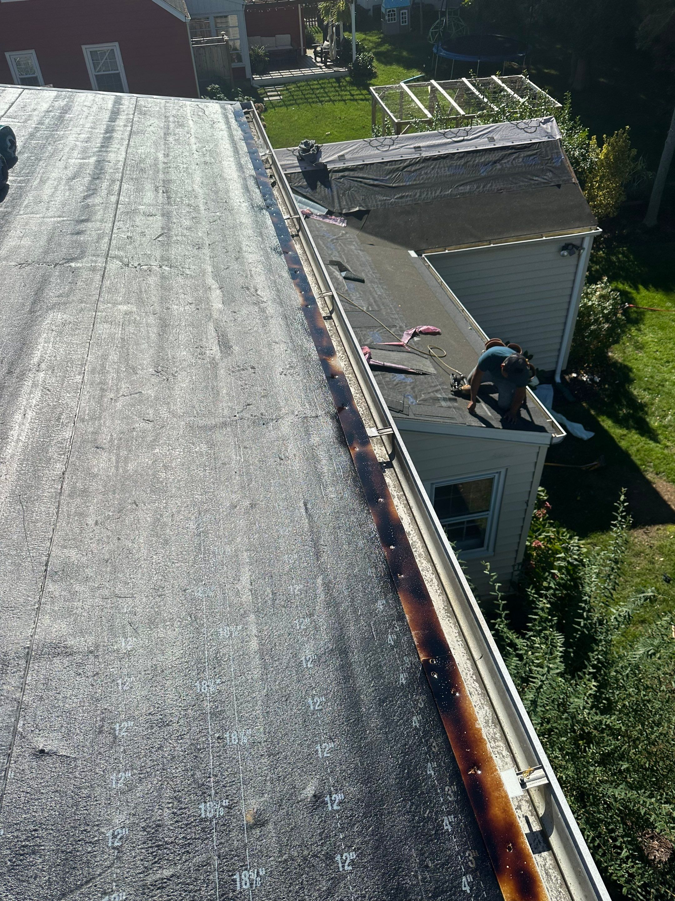 Residential Roofing Installation using Owens Corning TruDefinition Duration AR - Onyx Black & New Siding Install using Certainteed Sterling gray by A Plus Exterior