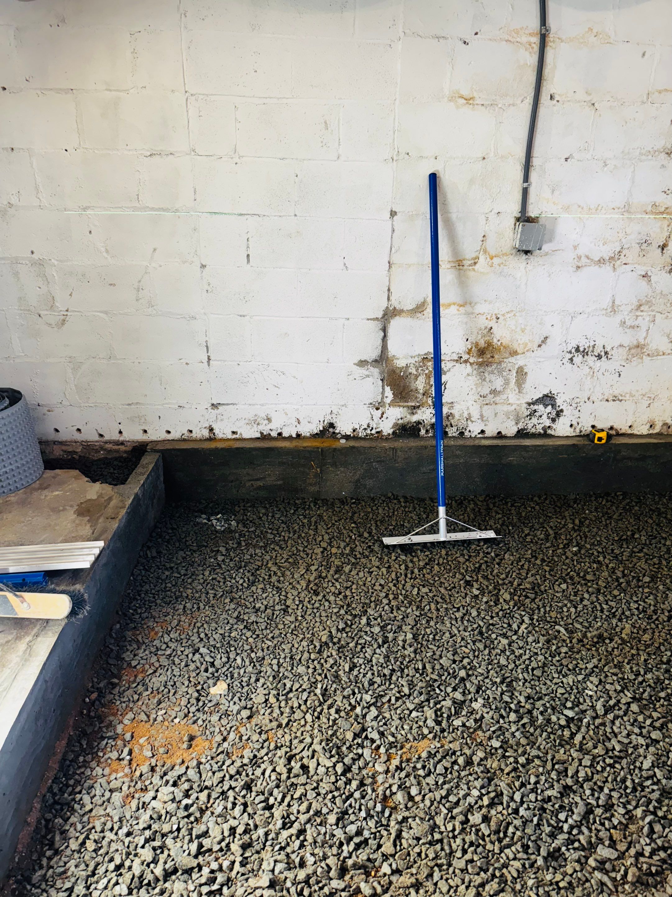 Concrete Floor Replacement and Interior French Drain Project in Morris Plains, New Jersey by Pure Service Pro, LLC 