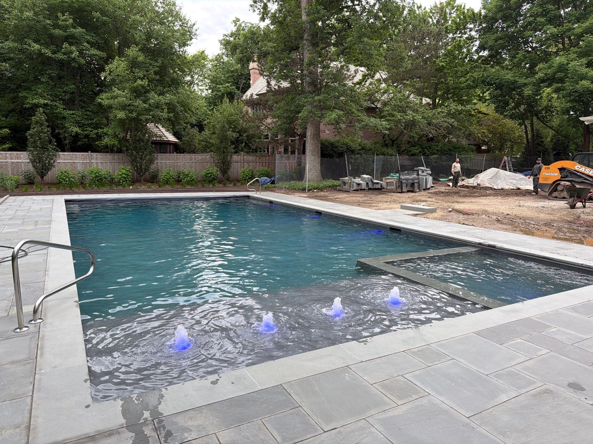 French Riv 25 by 50 Pool Spa Combo by North Shore Pool & Spa