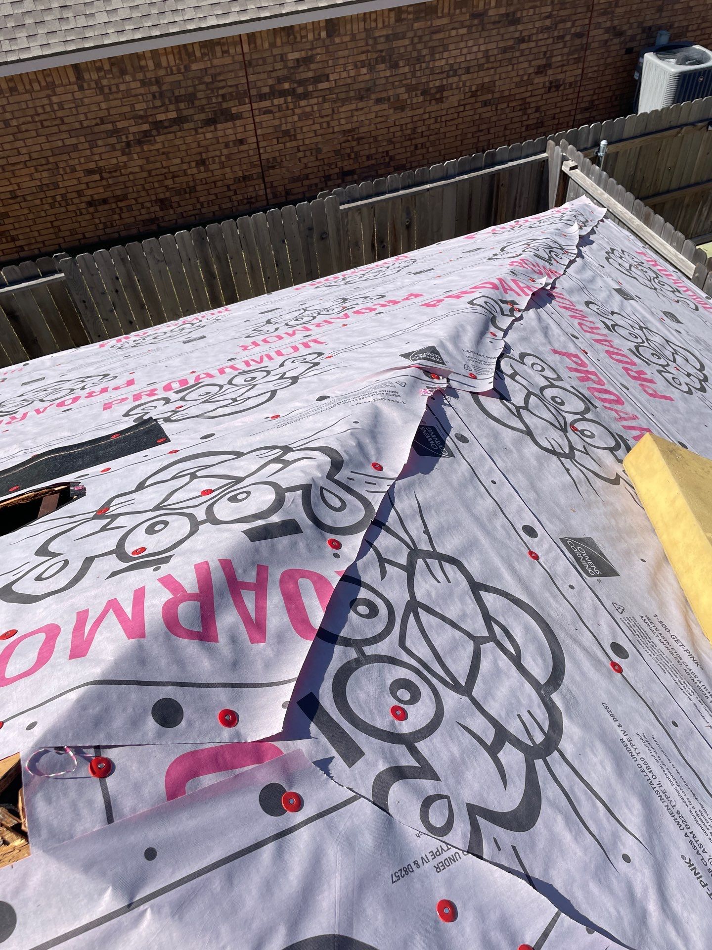 Residential Roofing Installation using Owen's Corning Duration (Lifetime) Shingles by Roof Repair Company