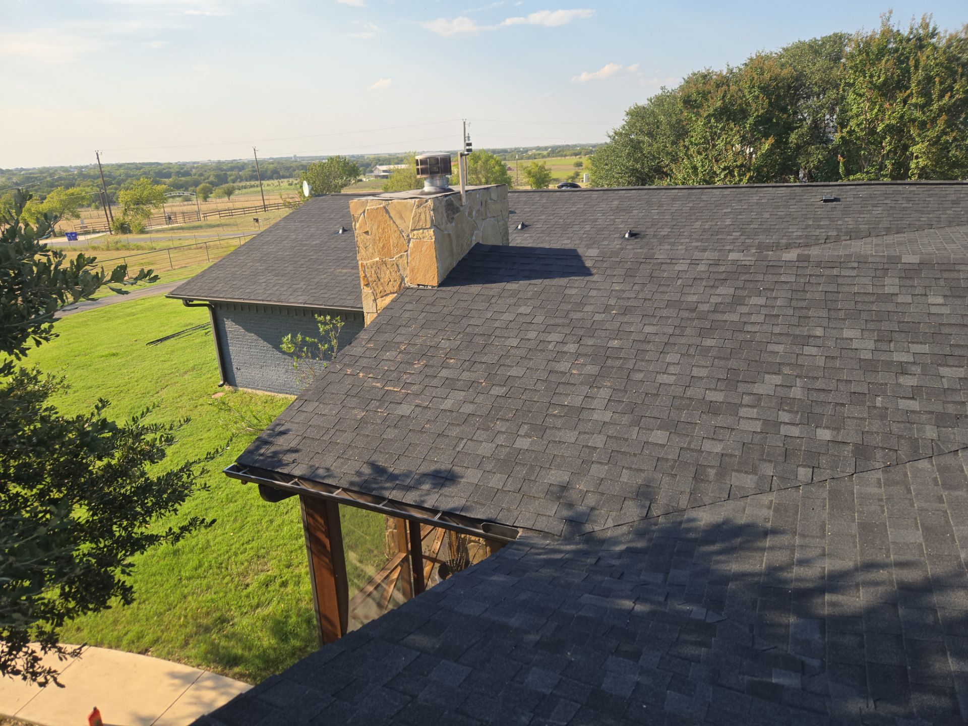 Project in Justin by Lonestar Roofing and Restoration LLC.