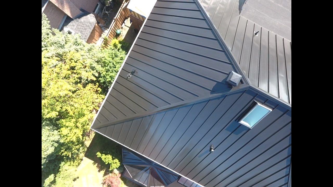 Standing Seam Metal Roof - Custom Coping and Flashing  by Jay Carter Roofing & Sheet Metal