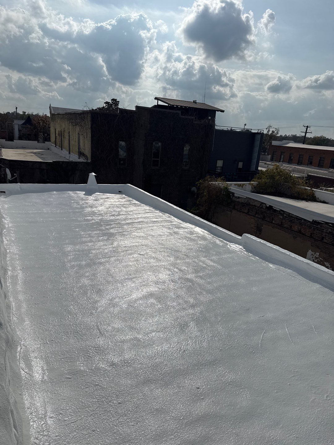 Heath Hyde, P.C. – Commercial Foam Roof Restoration in Sulphur Springs, TX by All Star Roofing LLC