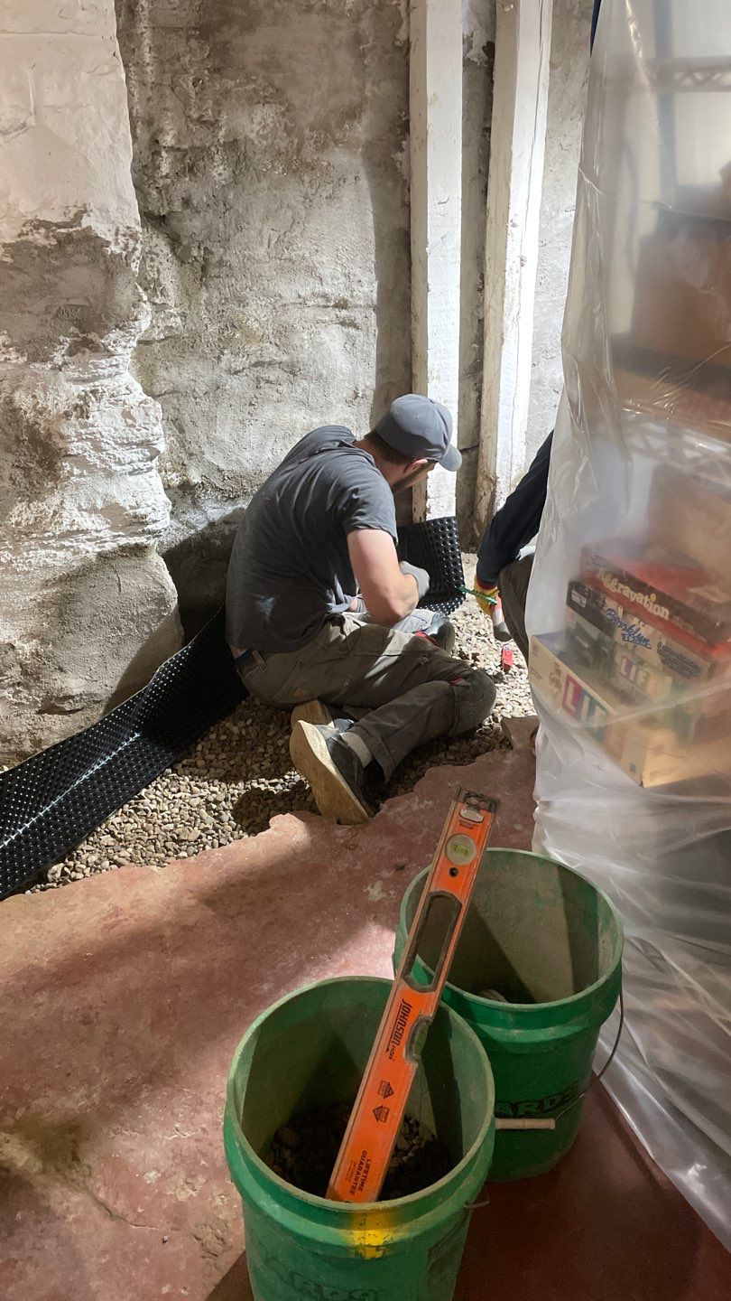 Full Basement Fix for Steve and Lisa by Waterproofing Northeast