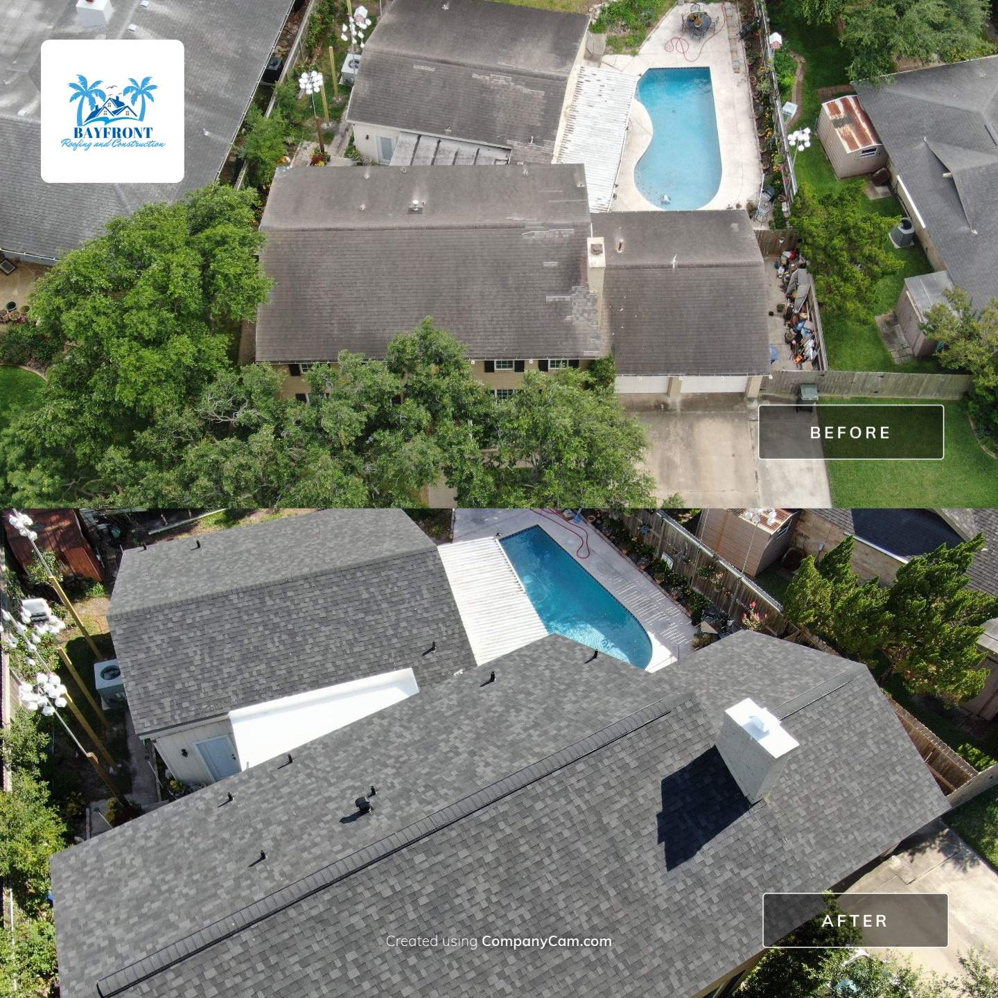 Its to Hot! Insulate this roof by Bayfront Roofing and Construction