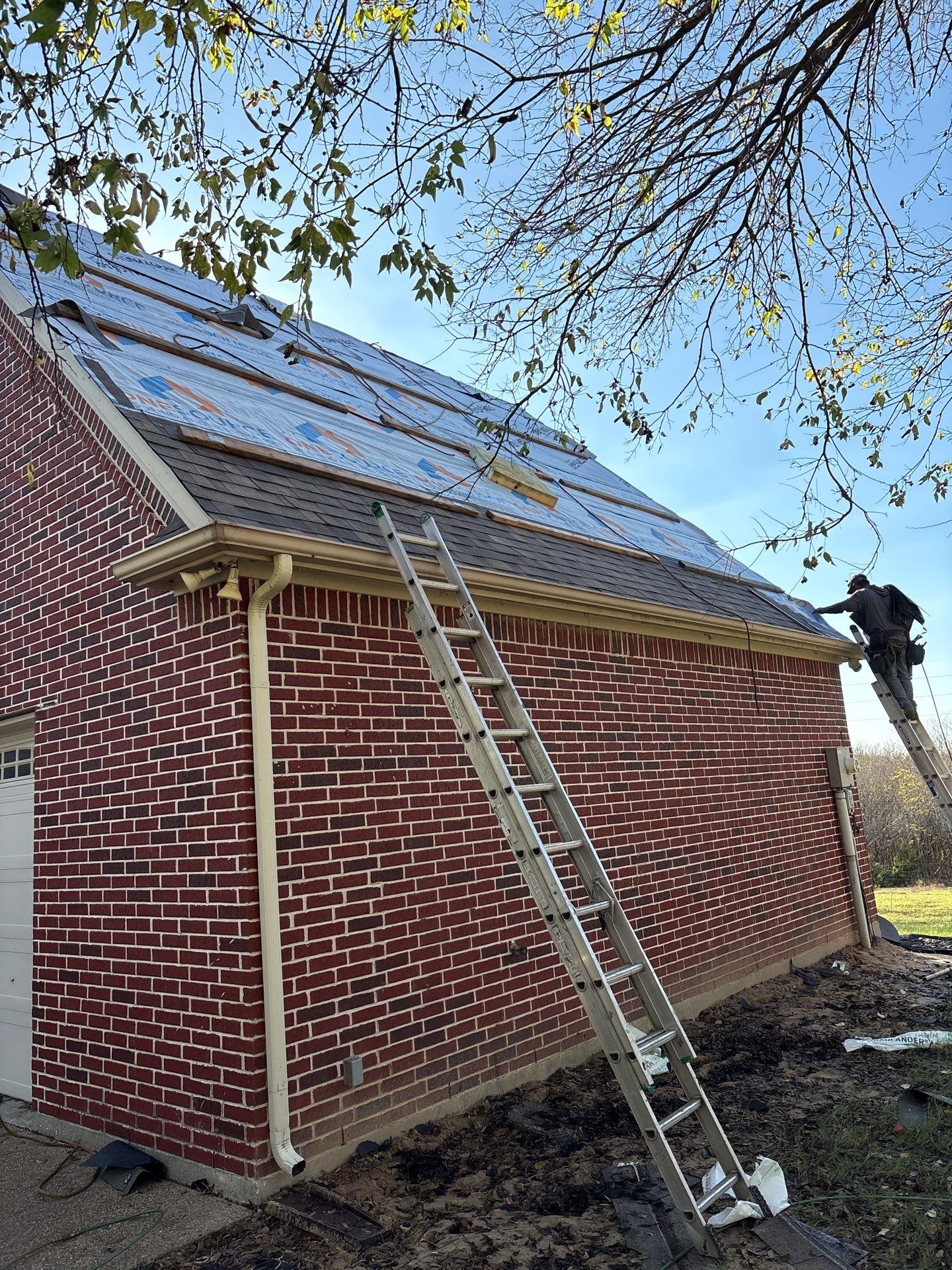 Residential Roofing Installation using Malarkey Highlander Weathered Wood Plus by OneSource Roofing and Restoration