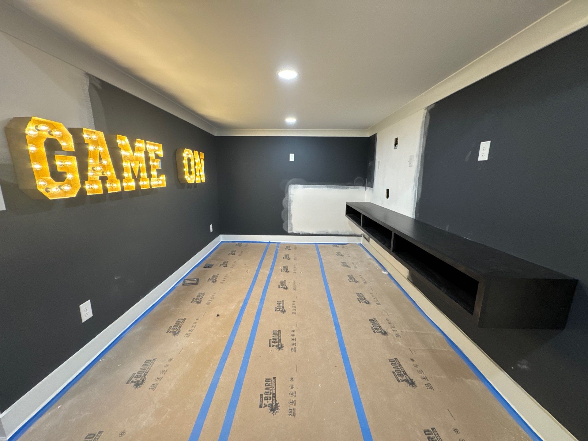 Modern Marietta Interior Renovation with Custom Built-ins and Wine Cellar by Swift Home Renovations