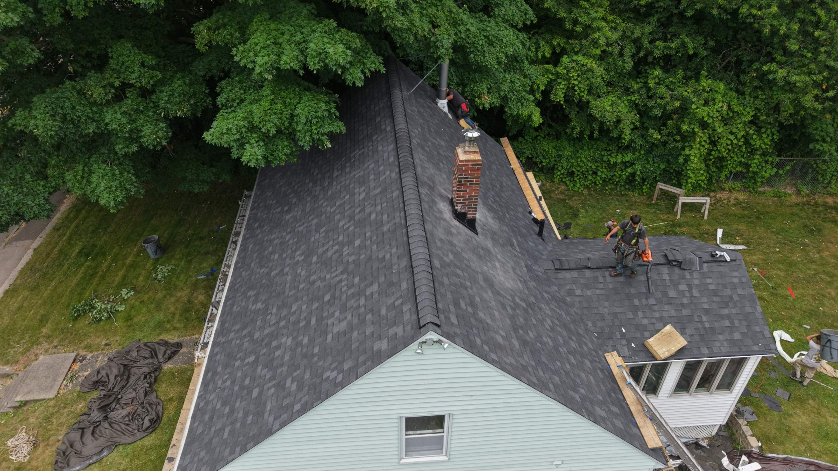Bold New Look for a Newburyport Home — Full Roof Replacement in Onyx Black by JOHNNYS PRO