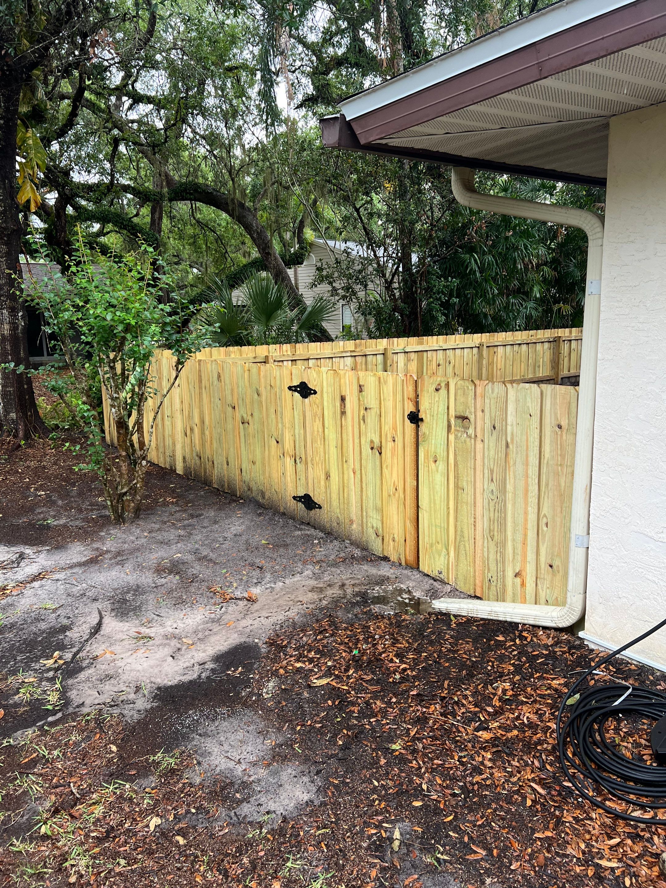 Sarasota, FL 4ft. Tall Treated Board on Board Fence by Asap fence and gates, LLC