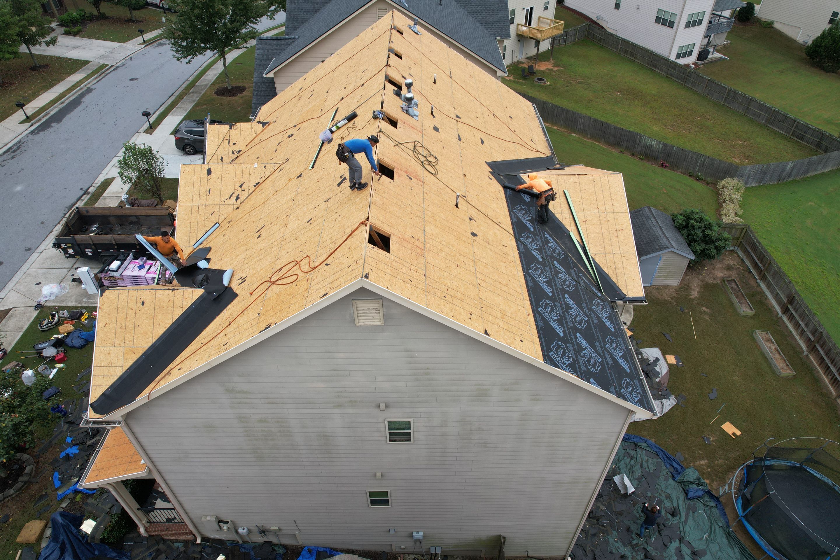 Residential Roofing Installation using Owens Corning by Inspector Roofing and Restoration