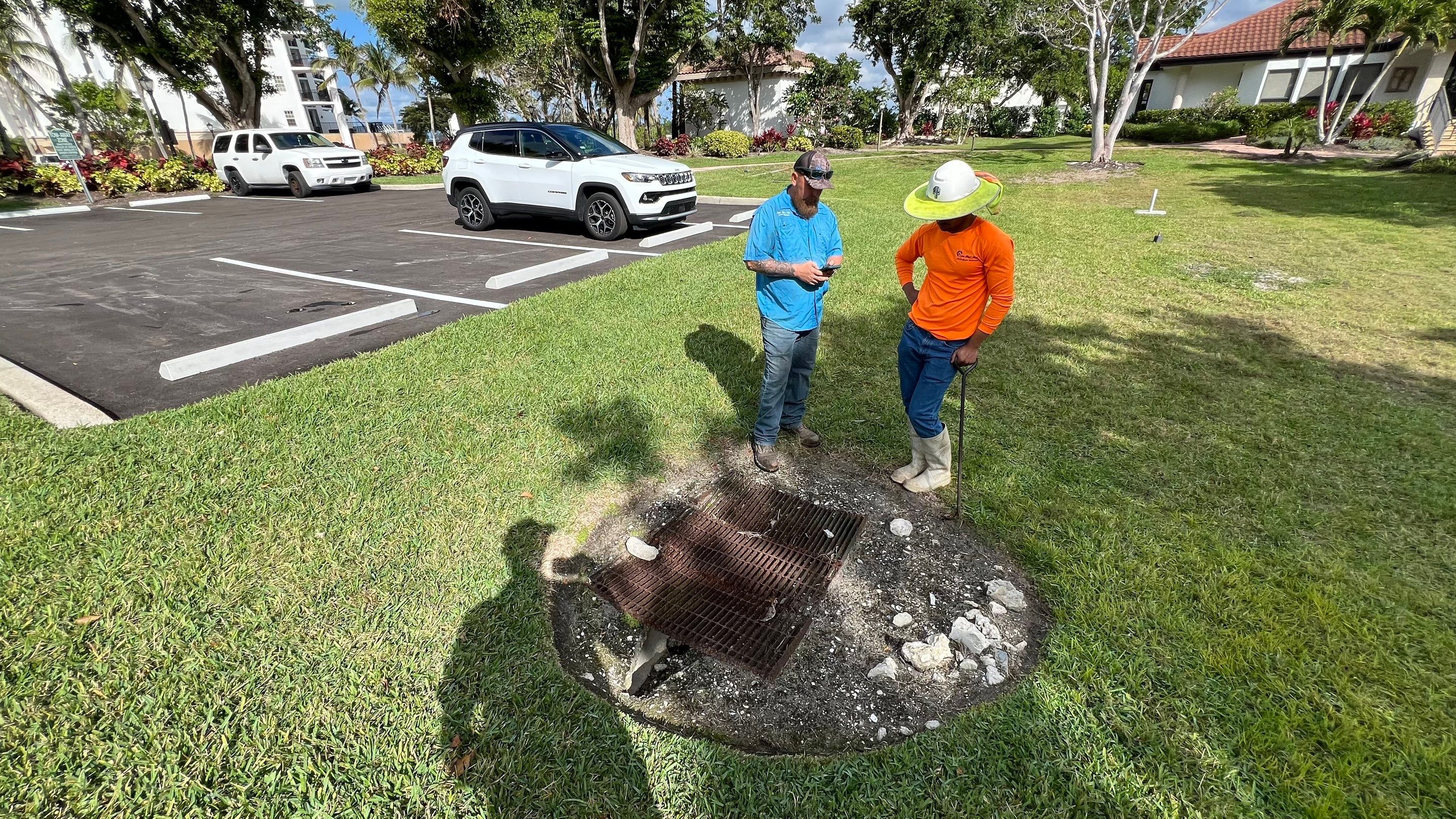 Condo Parking Garage Cleanup and Stormwater System Maintenance by APS Power & Water
