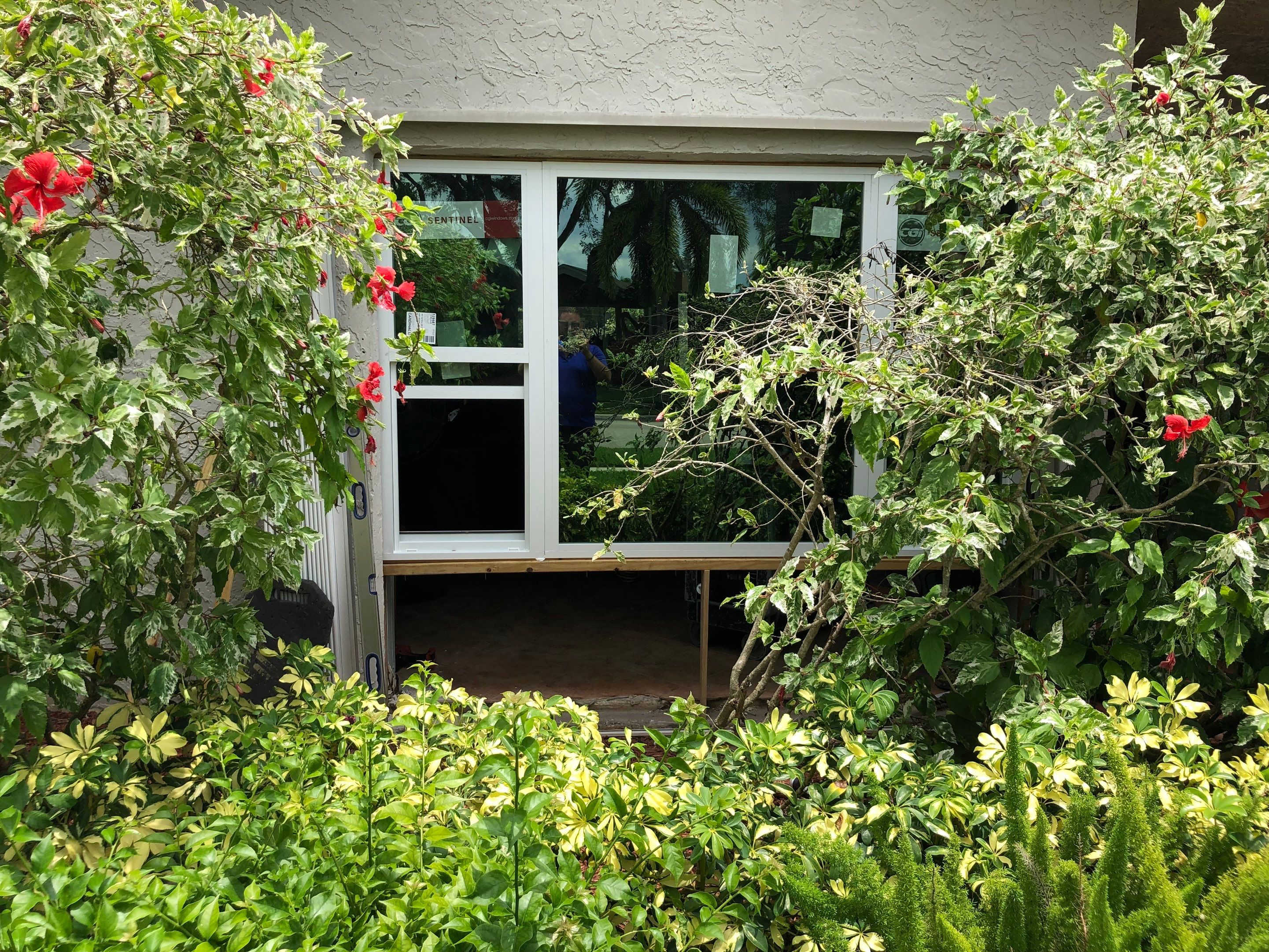 Impact Window Installation & Sliding Glass Door to Window Conversion – Coconut Creek, FL by The Door Doctor of South Florida, Inc.