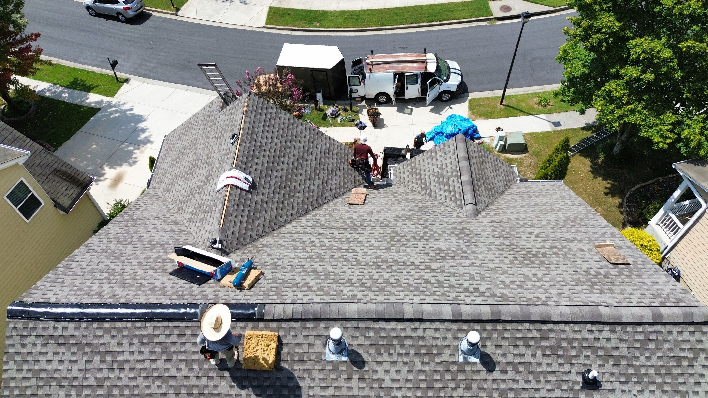 Lawrenceville, GA Roof Replacement GAF Timberline HDZ Weathered Wood by Reset Roofing